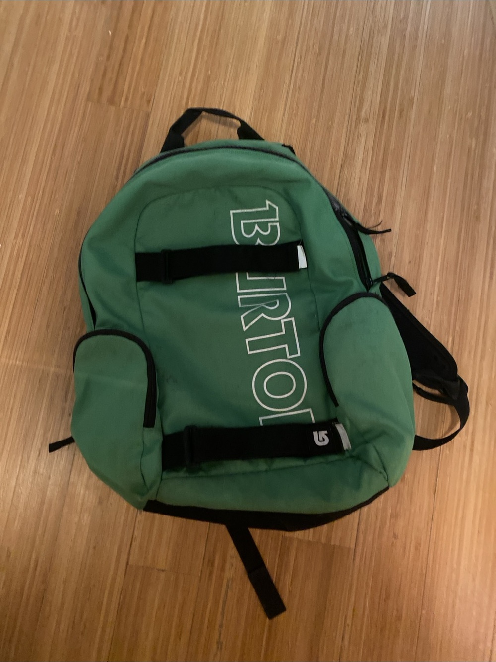 Burton Green Backpack with Black Accents